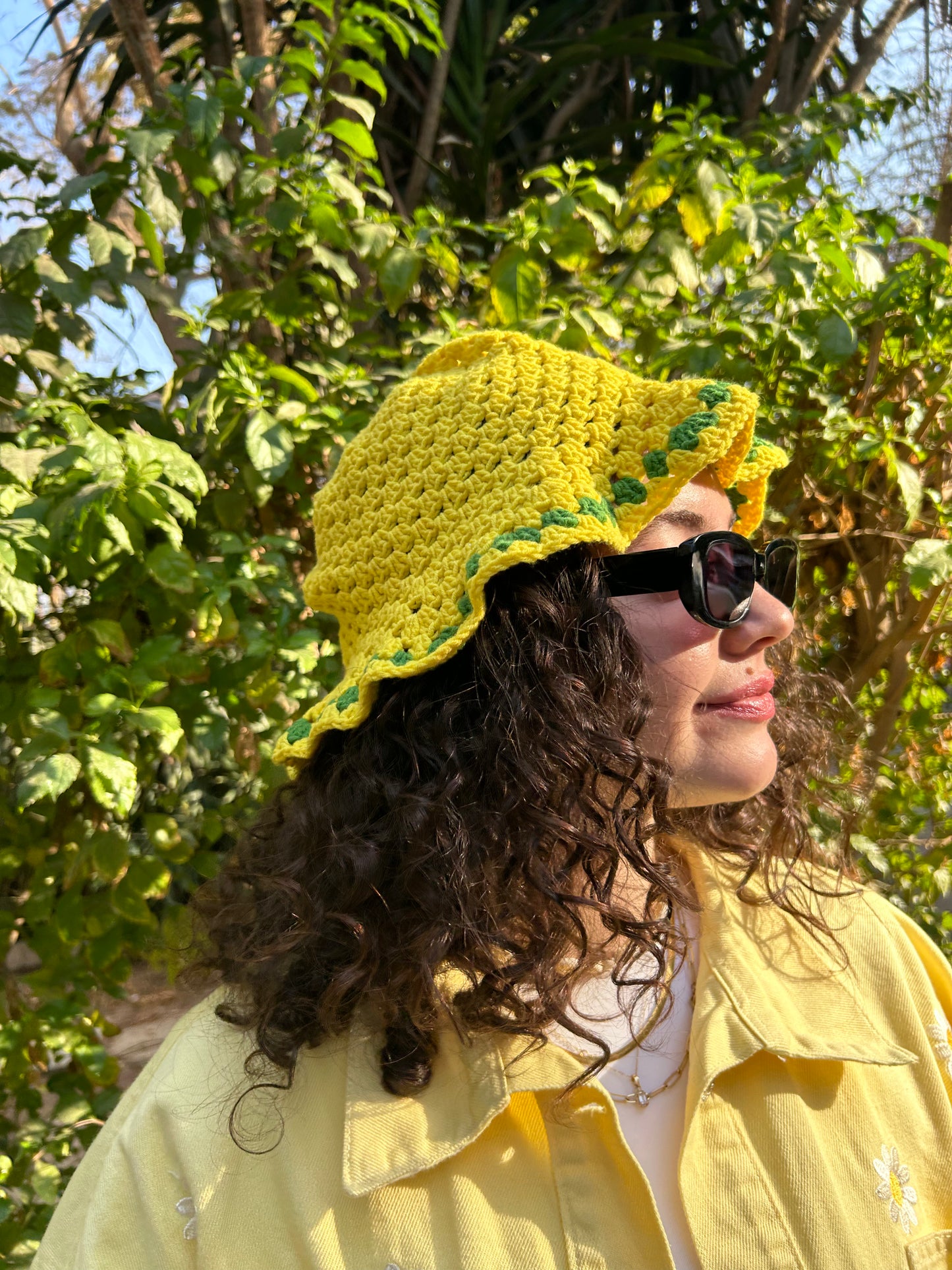 Sunflower Buckethat