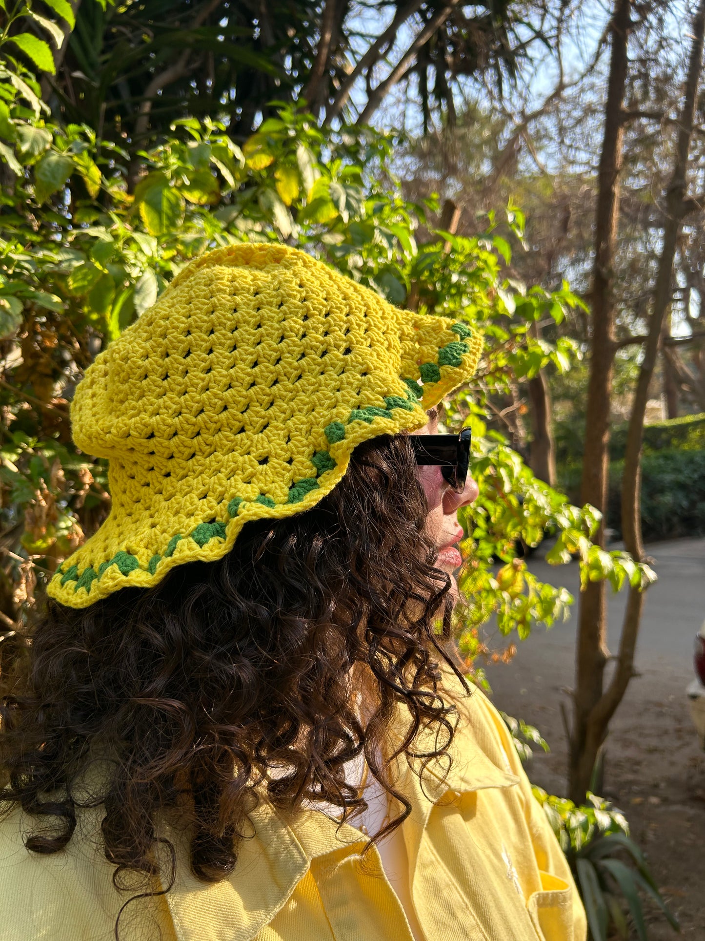 Sunflower Buckethat